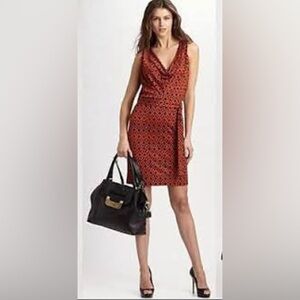 Diane Von Furstenberg Keesa Silk Sleeveless Dress size 4